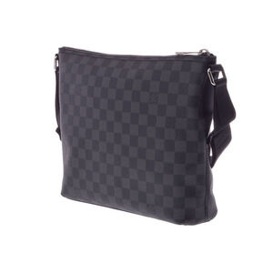 Louis Vuitton Graphite Mick Shoulder Bag Damier Black